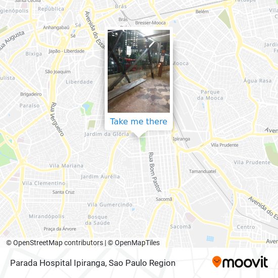 Mapa Parada Hospital Ipiranga