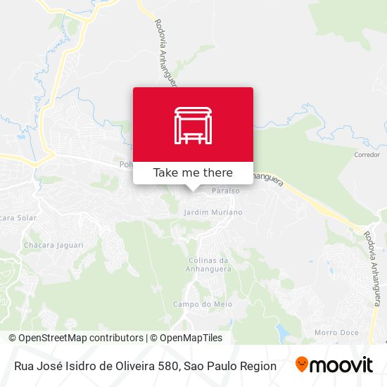 Rua José Isidro de Oliveira 580 map