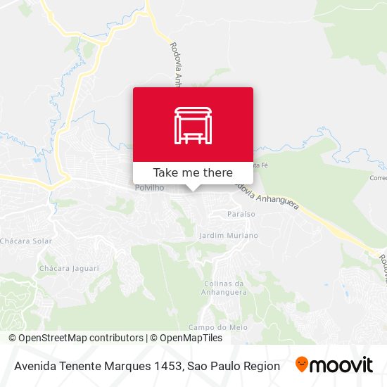 Avenida Tenente Marques 1453 map
