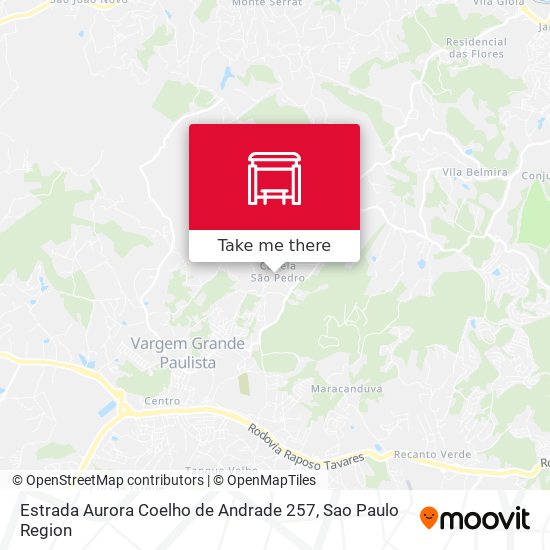 Estrada Aurora Coelho de Andrade 257 map