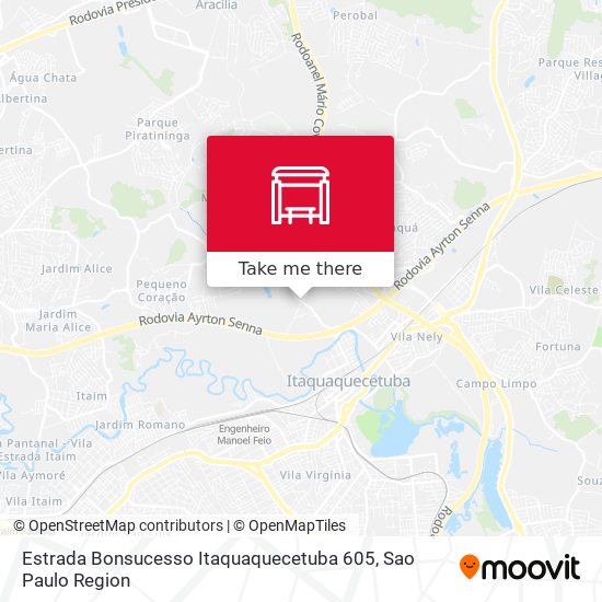 Estrada Bonsucesso Itaquaquecetuba 605 map