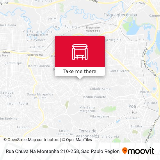 Rua Chuva Na Montanha 210-258 map