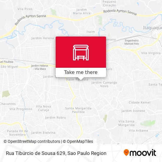 Rua Tibúrcio de Sousa 629 map