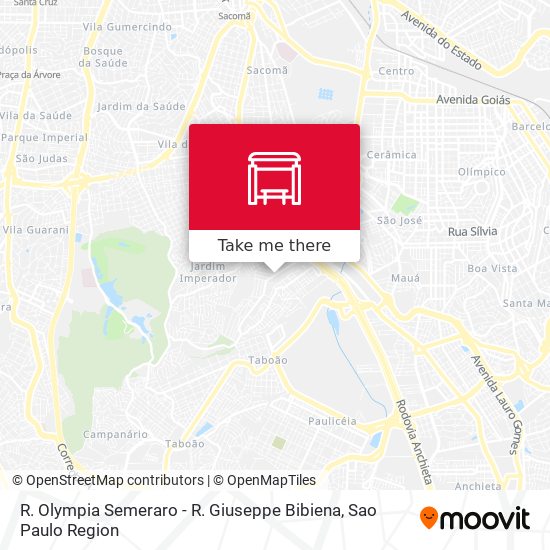 R. Olympia Semeraro - R. Giuseppe Bibiena map