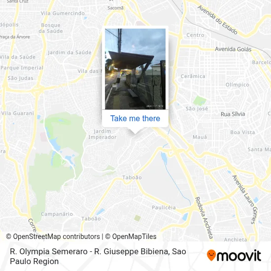 R. Olympia Semeraro - R. Giuseppe Bibiena map