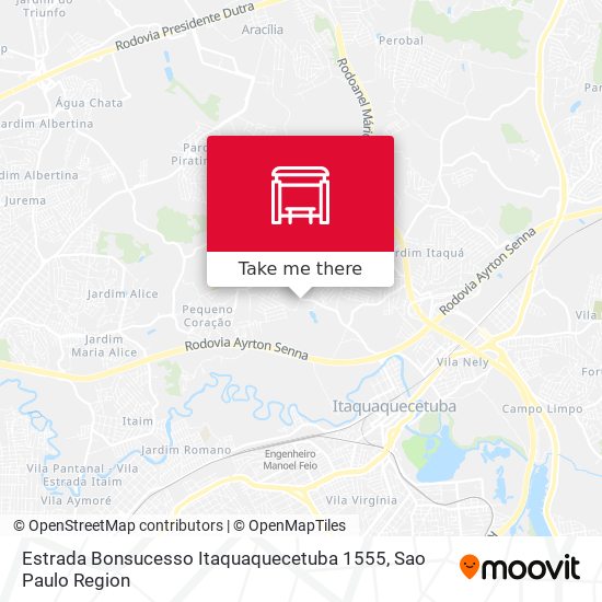 Estrada Bonsucesso Itaquaquecetuba 1555 map