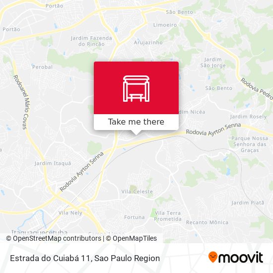 Estrada do Cuiabá 11 map