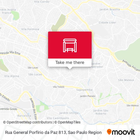 Rua General Porfírio da Paz 813 map