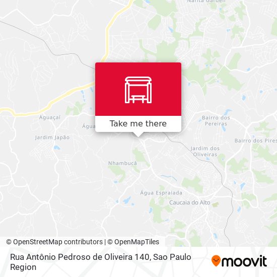 Rua Antônio Pedroso de Oliveira 140 map