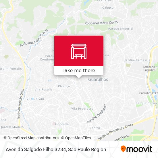 Avenida Salgado Filho 3234 map