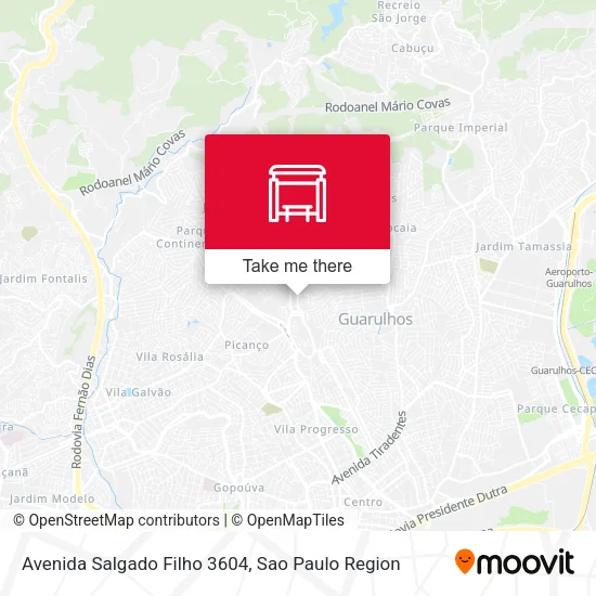 Avenida Salgado Filho 3604 map
