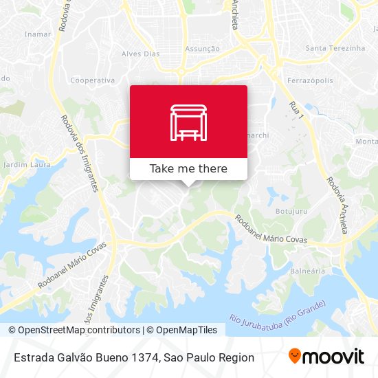 Estrada Galvão Bueno 1374 map