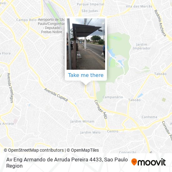 Av Eng Armando de Arruda Pereira 4433 map