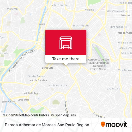 Parada Adhemar de Moraes map