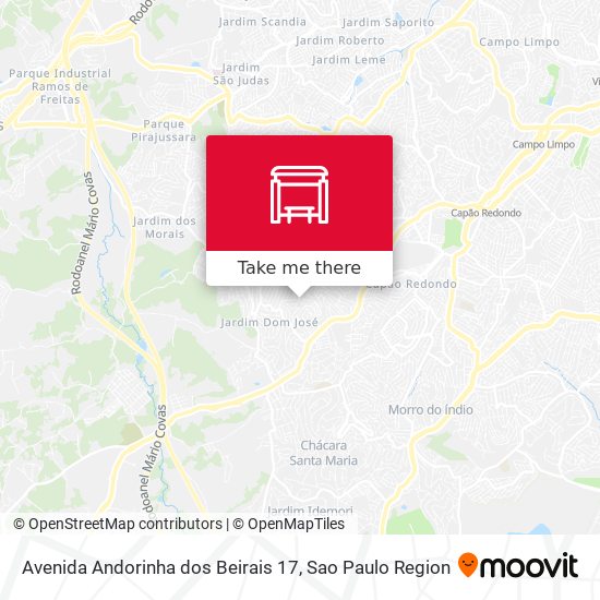 Avenida Andorinha dos Beirais 17 map