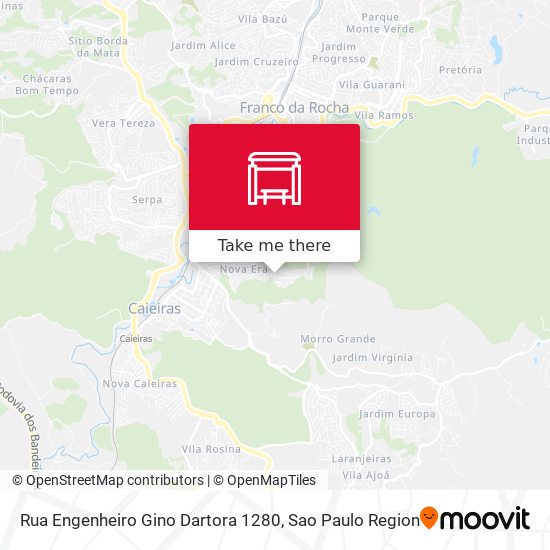 Rua Engenheiro Gino Dartora 1280 map