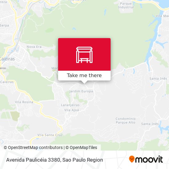 Avenida Paulicéia 3380 map
