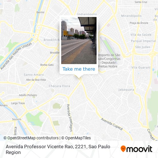 Avenida Professor Vicente Rao, 2221 map