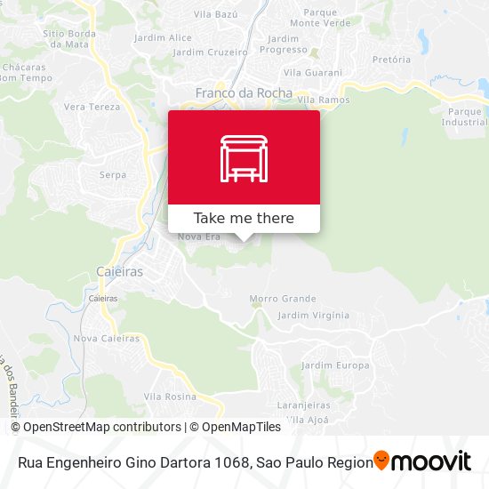 Rua Engenheiro Gino Dartora 1068 map