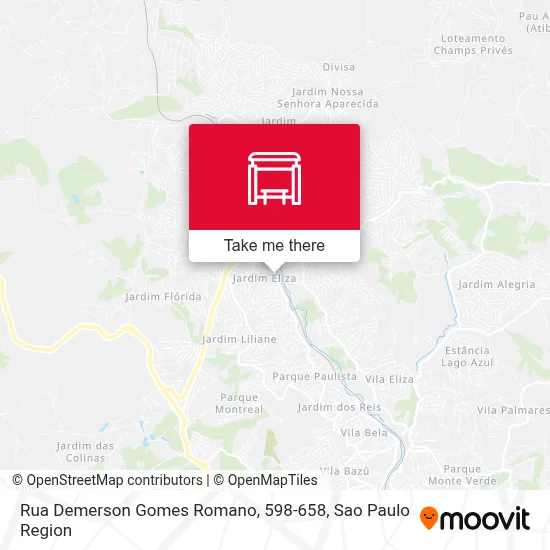 Rua Demerson Gomes Romano, 598-658 map