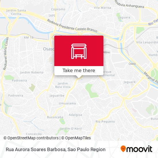 Rua Aurora Soares Barbosa map