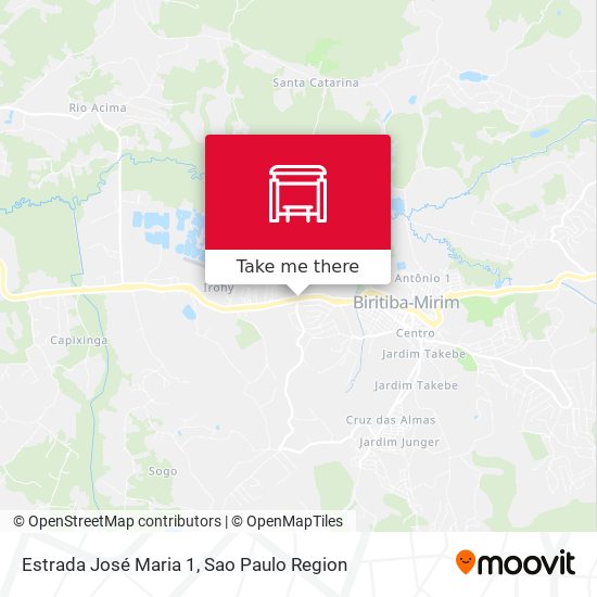 Estrada José Maria 1 map