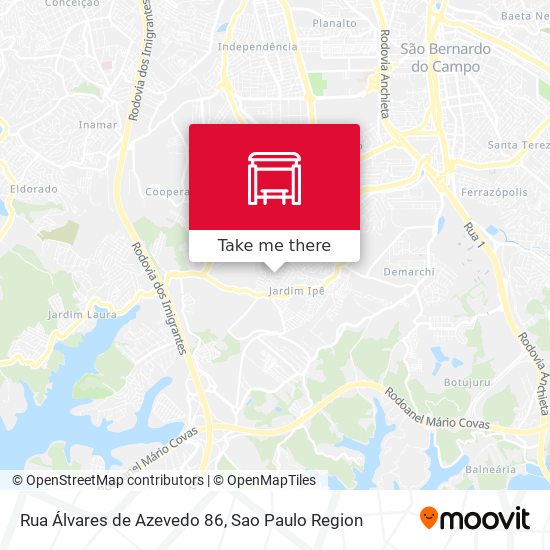 Rua Álvares de Azevedo 86 map