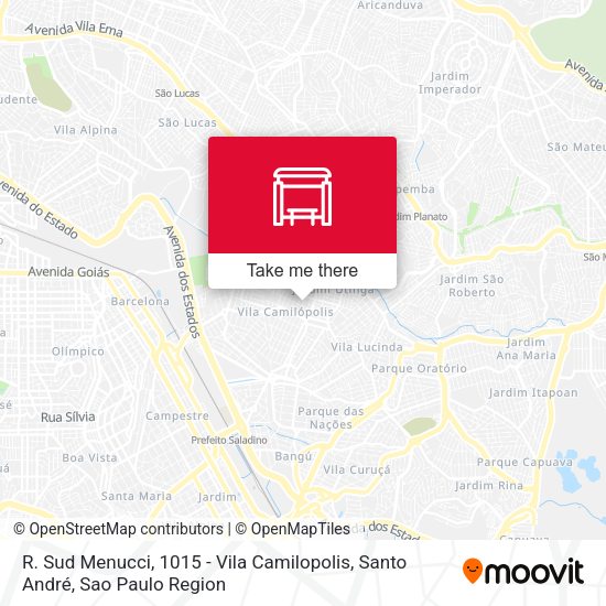 R. Sud Menucci, 1015 - Vila Camilopolis, Santo André map
