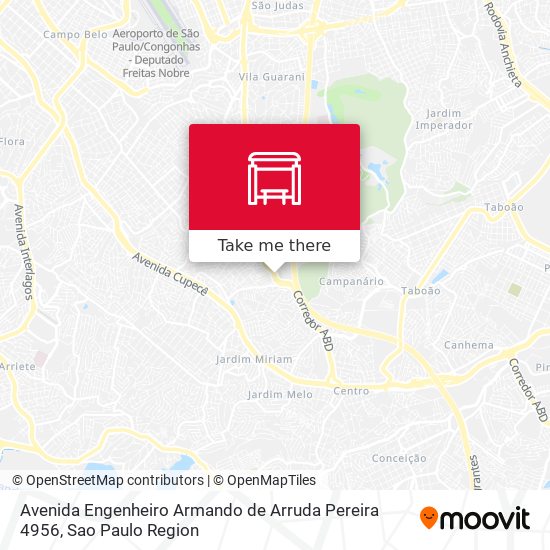 Mapa Avenida Engenheiro Armando de Arruda Pereira 4956