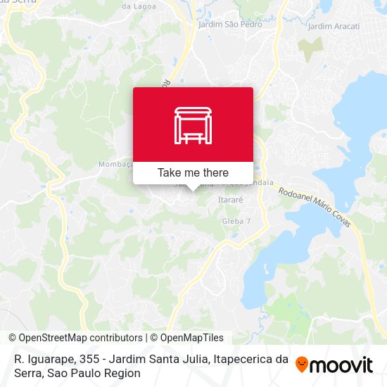 R. Iguarape, 355 - Jardim Santa Julia, Itapecerica da Serra map