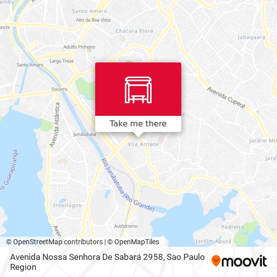 Avenida Nossa Senhora De Sabará 2958 map