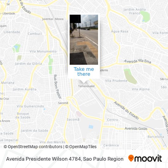 Mapa Avenida Presidente Wilson 4784