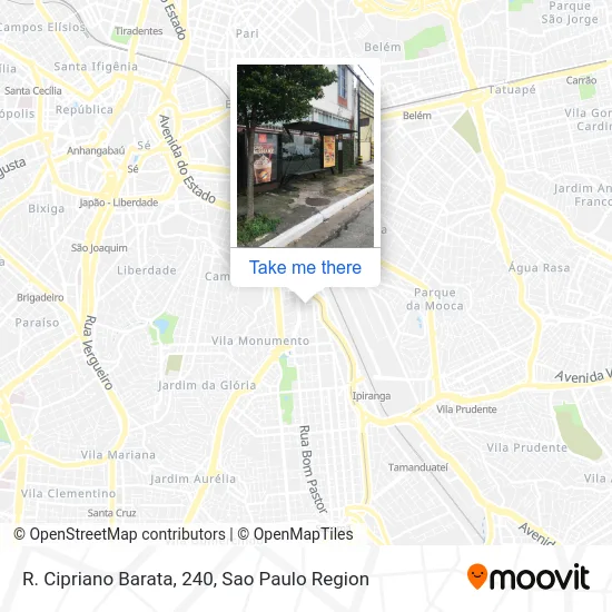 R. Cipriano Barata, 240 map