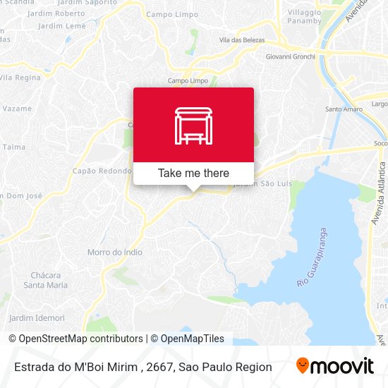 Estrada do M'Boi Mirim , 2667 map