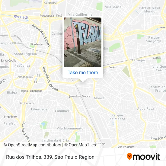 Rua dos Trilhos, 339 map