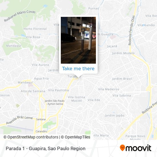 Parada 1 - Guapira map