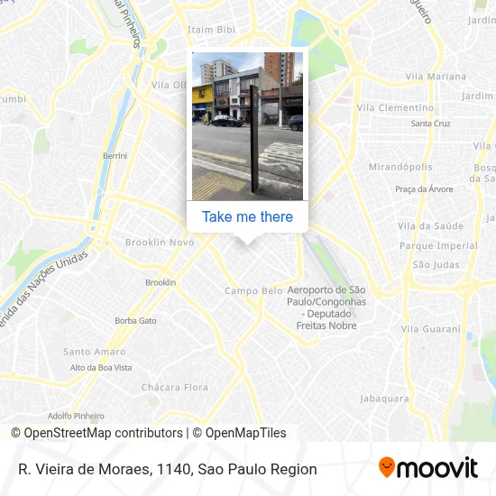 R. Vieira de Moraes, 1140 map