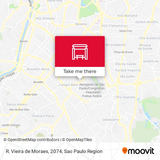 R. Vieira de Moraes, 2074 map