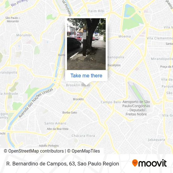 R. Bernardino de Campos, 63 map