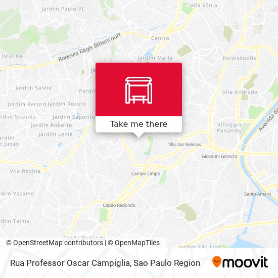 Rua Professor Oscar Campiglia map