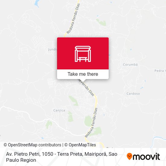 Av. Pietro Petri, 1050 - Terra Preta, Mairiporã map