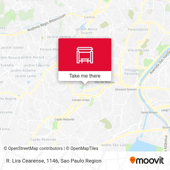 R. Lira Cearense, 1146 map