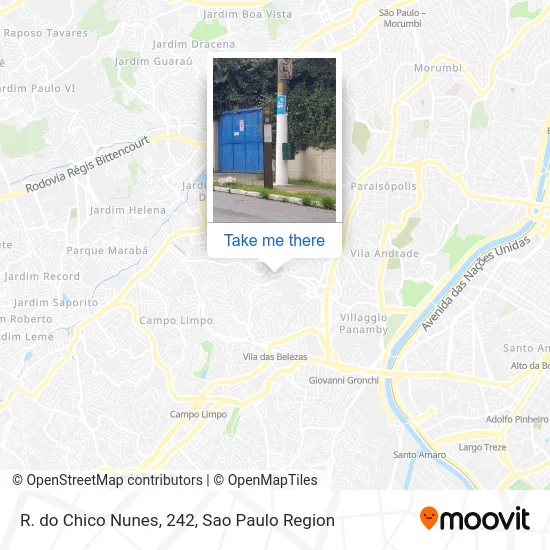 R. do Chico Nunes, 242 map