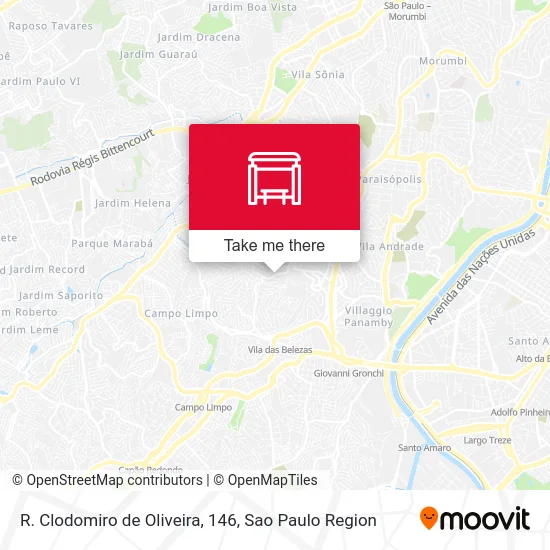 R. Clodomiro de Oliveira, 146 map