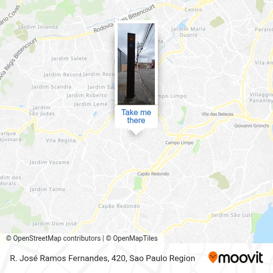 R. José Ramos Fernandes, 420 map