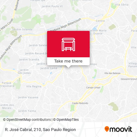 R. José Cabral, 210 map