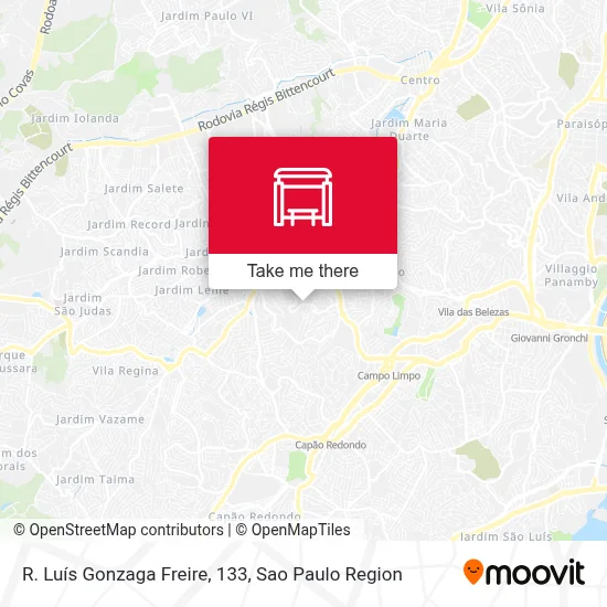 R. Luís Gonzaga Freire, 133 map