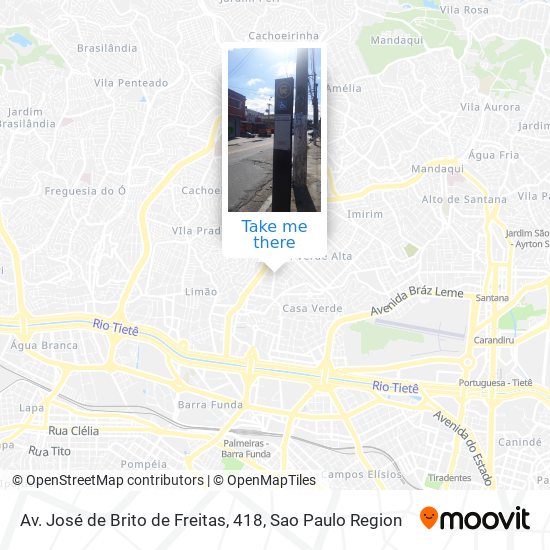 Av. José de Brito de Freitas, 418 map