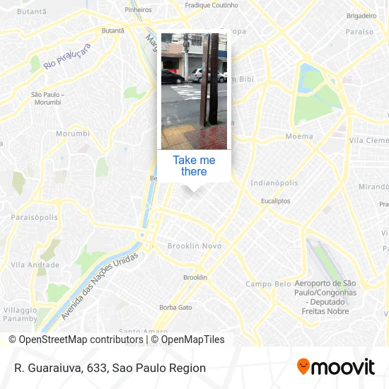 R. Guaraiuva, 633 map