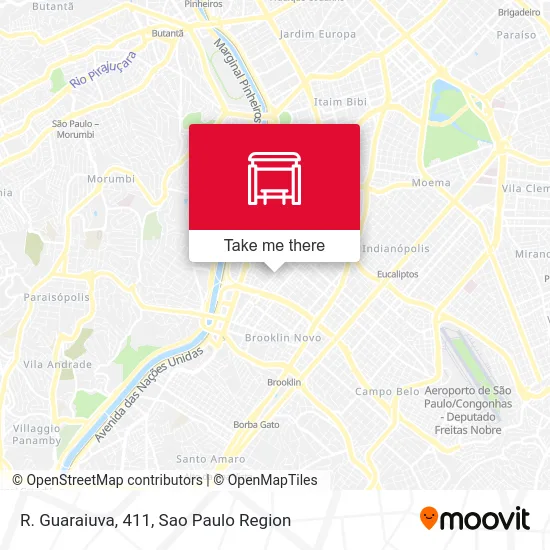 R. Guaraiuva, 411 map